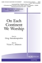 On Each Continent We Worship SATB, Flute and Percussion Chorpartitur