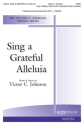 Sing a Grateful Alleluia SATB and Percussion Chorpartitur