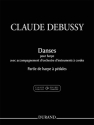 Danses-pour harpe avec accompagnement d'orchestre Harp � p�dales Buch