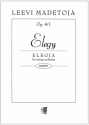 Elegy op. 4/1 Streichorchester Partitur und Stimmen