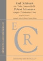 Air - Violin Concerto op.25 (Goldmark) und Adagio - Violinkonzert 2. Satz (Schi,amm) for viola and piano