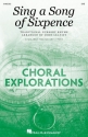 Sing a Song of Sixpence SAB Chorpartitur