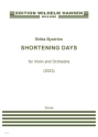 Shortening Days Orchestra Partitur