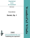 Dectet op.1 for wind dected (10 wind instruments) score and parts