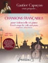 Chansons Francaises Vol.1 (1940-1950) pour violoncelle et piano