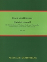 Quintett Es-Dur op.4 f�r Klarinette in A, 2 Violinen, Viola und Cello Partitur und Stimmen