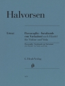 Passacaglia, Sarabande con variazioni nach H�ndel f�r Violine und Viola 3 Spielpartituren (unbezeichnet und bezeichnet)