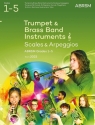 Scales And Arpeggios  Grades 1-5 from 2023  for trumpet & brass band instruments (treble clef)