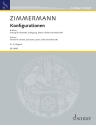 Konfigurationen (8 St�cke) f�r Klarinette, Schlagzeug, Klavier, Violine und Violoncello Partitur und Stimmen