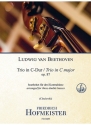 Trio in C-Dur op.87 f�r 3 Kontrab�sse Partitur und Stimmen
