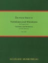 Variationen und Miniaturen f�r Fagott solo