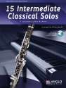 15 Intermediate Classical Solos Klarinette und Klavier Buch + Einzelstimme + Online-Audio