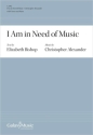 I Am in Need of Music SAB and Piano Chorpartitur