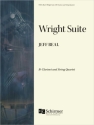 Wright Suite String Quartet and Clarinet Partitur + Stimmen