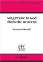 Sing Praise to God from the Heavens SATB divisi and Piano Chorpartitur