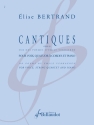 Cantiques op.33 pour voix, quatuor � cordes et piano partition et parties (fr)
