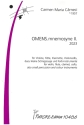 OMENS.mnemosyne II. (2023) f�r Violine, Fl�te,Klarinette, Cello, kleine Schlagzeuge, Farb-Instrumente Partitur und Stimmen