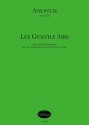 Les Gentils Airs f�r 2 Bassinstrumente (oder ein Bassinstrument und B.C.) 2 Spielpartituren