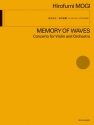 Memory of Waves Violine und Orchester Partitur