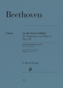 An die ferne Geliebte op.98 f�r tiefe Singstimme und Klavier (dt) Urtext, broschiert
