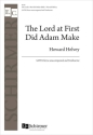 The Lord at First Did Adam Make SATB a Cappella and Tambourine Chorpartitur