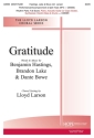 Gratitude SATB and Piano Chorpartitur