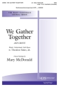 We Gather Together SATB and Piano Chorpartitur