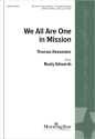 We All Are One in Mission SATB, Trumpet and Piano Chorpartitur
