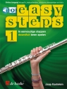 Easy Steps 1 fluit Fl�te Buch + Online-Audio