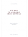 12 Sonate per Mandolino e Basso Continuo Mandolin and Basso Continuo Buch
