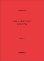 Note all'Empedocle Various instruments Partitur