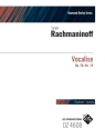 Vocalise, Op. 34 No. 14 Guitar Sextet Partitur + Stimmen