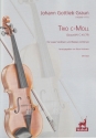 Trio c-Moll Graun WV C.XV.79) f�r 2 Violinen und Basso continuo Partitur und Stimmen
