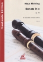 Sonate in c op.16 f�r Altblockfl�te und Basso continuo