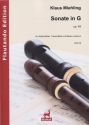 Sonate in G op.49 f�r Altblockfl�te, Traversfl�te und Basso continuo Partitur und Stimmen