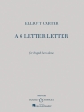 A 6 Letter Letter f�r Englischhorn