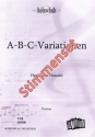 A-B-C-VARIATIONEN FUER HARMONIKA-ORCHESTER AKKORDEON 1/2 (CHROMATISCH)