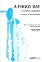 A foggy Day for 4 Saxophones (SATB/AATB) score and parts