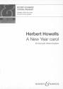 A New Year Carol f�r 2-stimmiger Chor (SS) und Klavier Chorpartitur