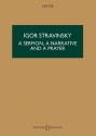 A Sermon, a Narrative and a Prayer for soli (AT), speaker, chorus and orchestra study score