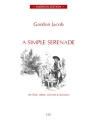 A simple Serenade for flute, oboe, clarinet and bassoon score and parts