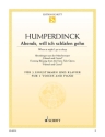 Abends will ich schlafen gehen (Abendsegen) f�r 2 Singstimmen und Klavier