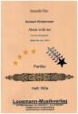 Abide with me (Bleib bei uns, Herr) f�r 4 Saxophone (AATBar) Partitur und Stimmen