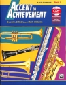Accent on Achievement vol.1 (+Online Audio) for band (en/dt) alto saxophone (engl. Ausgabe mit deutschsprachigem Einlegeblatt)