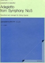 Adagietto from Symphony no.5 for string quartet score and parts