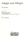 Adagio and Allegro for brass QUARTET score and parts