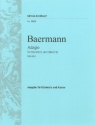 Adagio Des-Dur f�r Klarinette und Streichquintett f�r Klarinette und Klavier