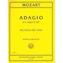 Adagio E flat Major K.287 Geige und Klavier Partitur und Stimmen