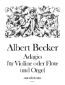 Adagio f�r Violine (Fl�te) und Orgel