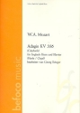 Adagio KV356 f�r Glasharfe f�r Englishhorn und Klavier (Harfe/Orgel)